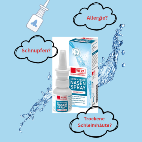 WEPA Meerwasser Nasenspray sensitiv+