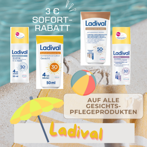 LADIVAL allergische Haut Gel Gesicht LSF 50+