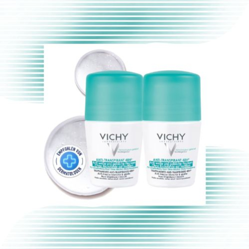 VICHY DEO Roll-on Antitranspirant 48h Doppelpack